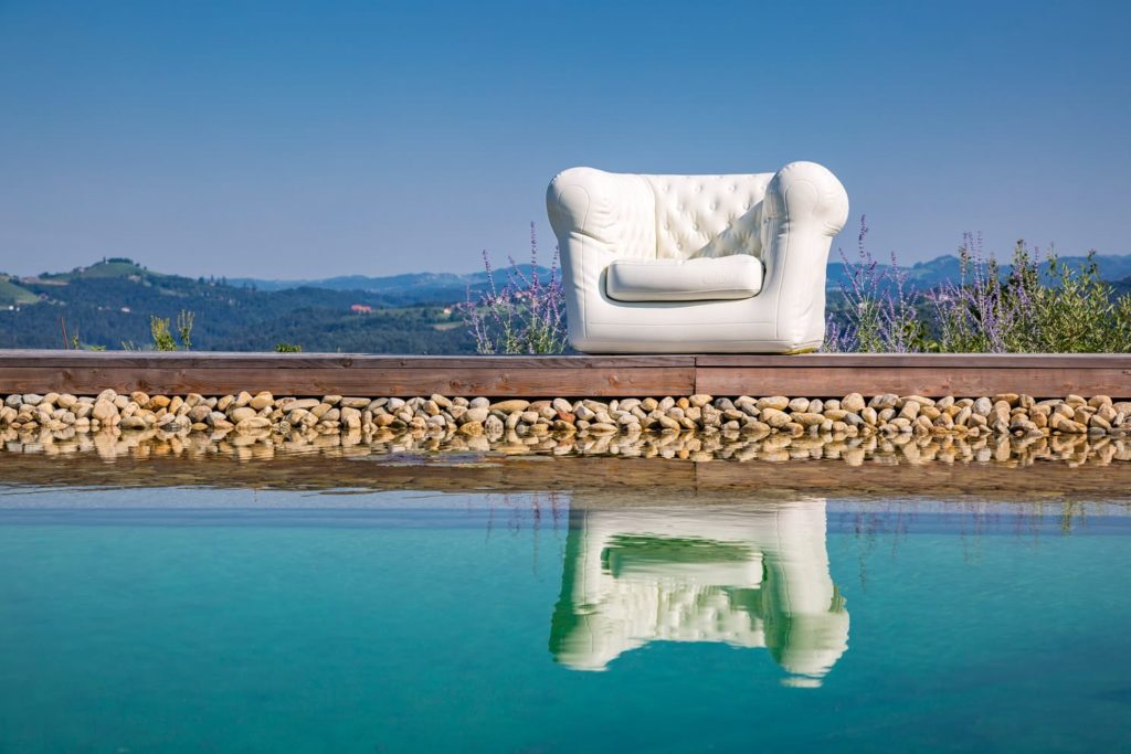 Das Loft mit eigenem Schwimmteich